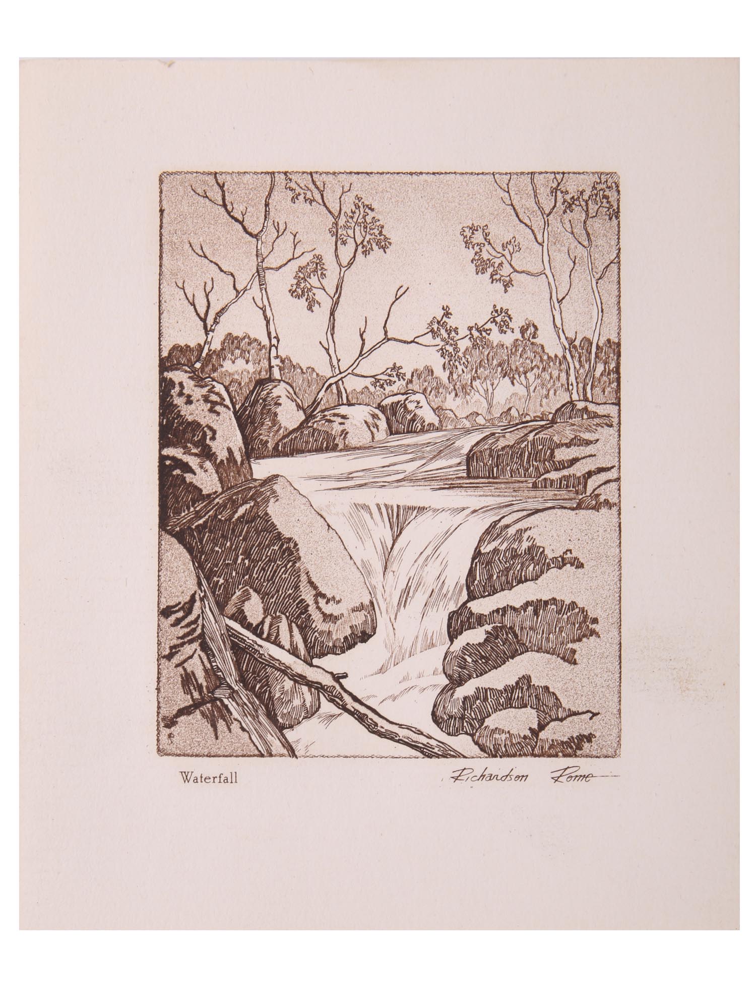 COLLECTION OF GENUINE ETCHINGS BY RICHARDSON ROME PIC-5